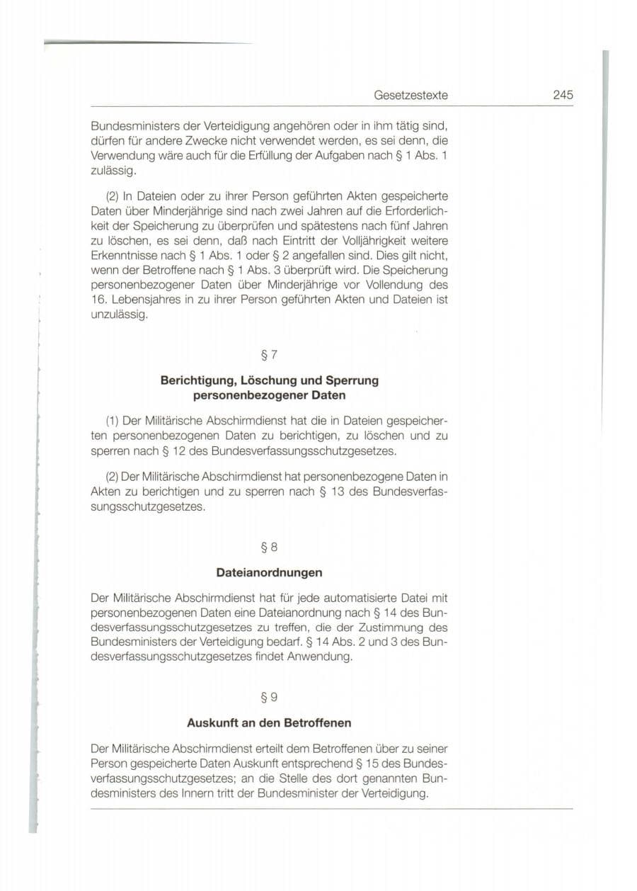 Seite 246 des Verfassungsschutzbericht 1998 Bund
