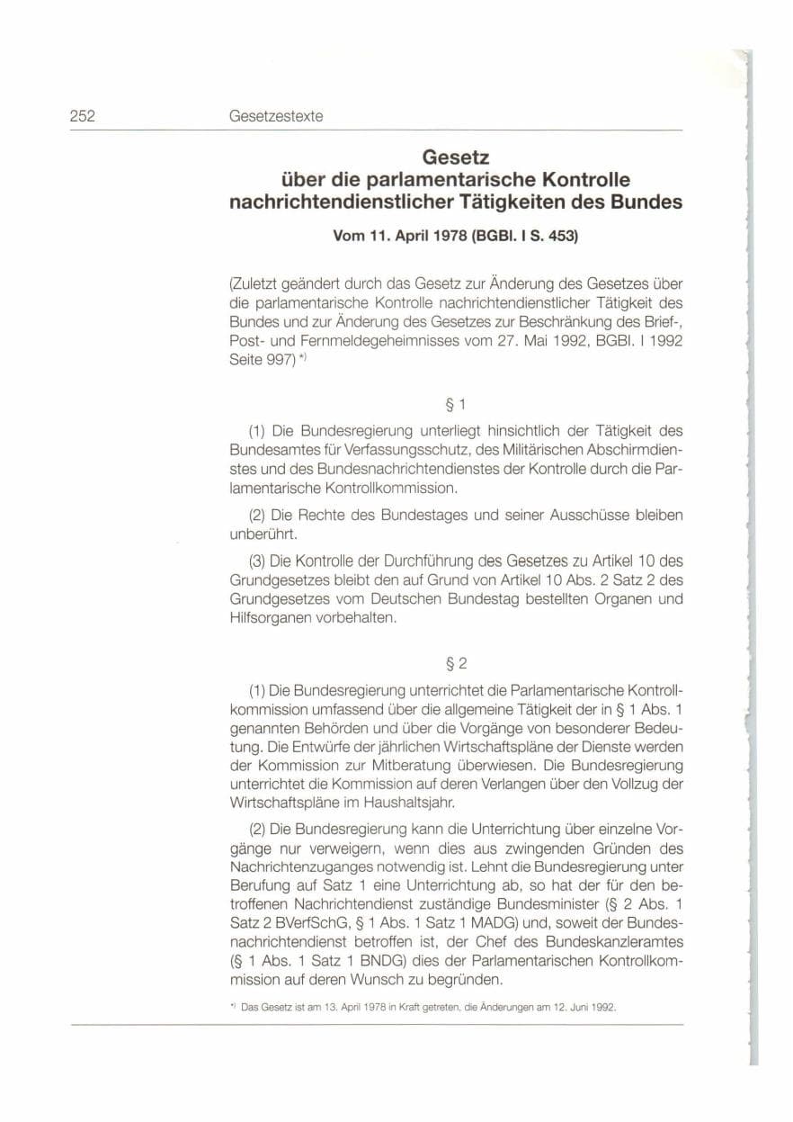 Seite 253 des Verfassungsschutzbericht 1998 Bund