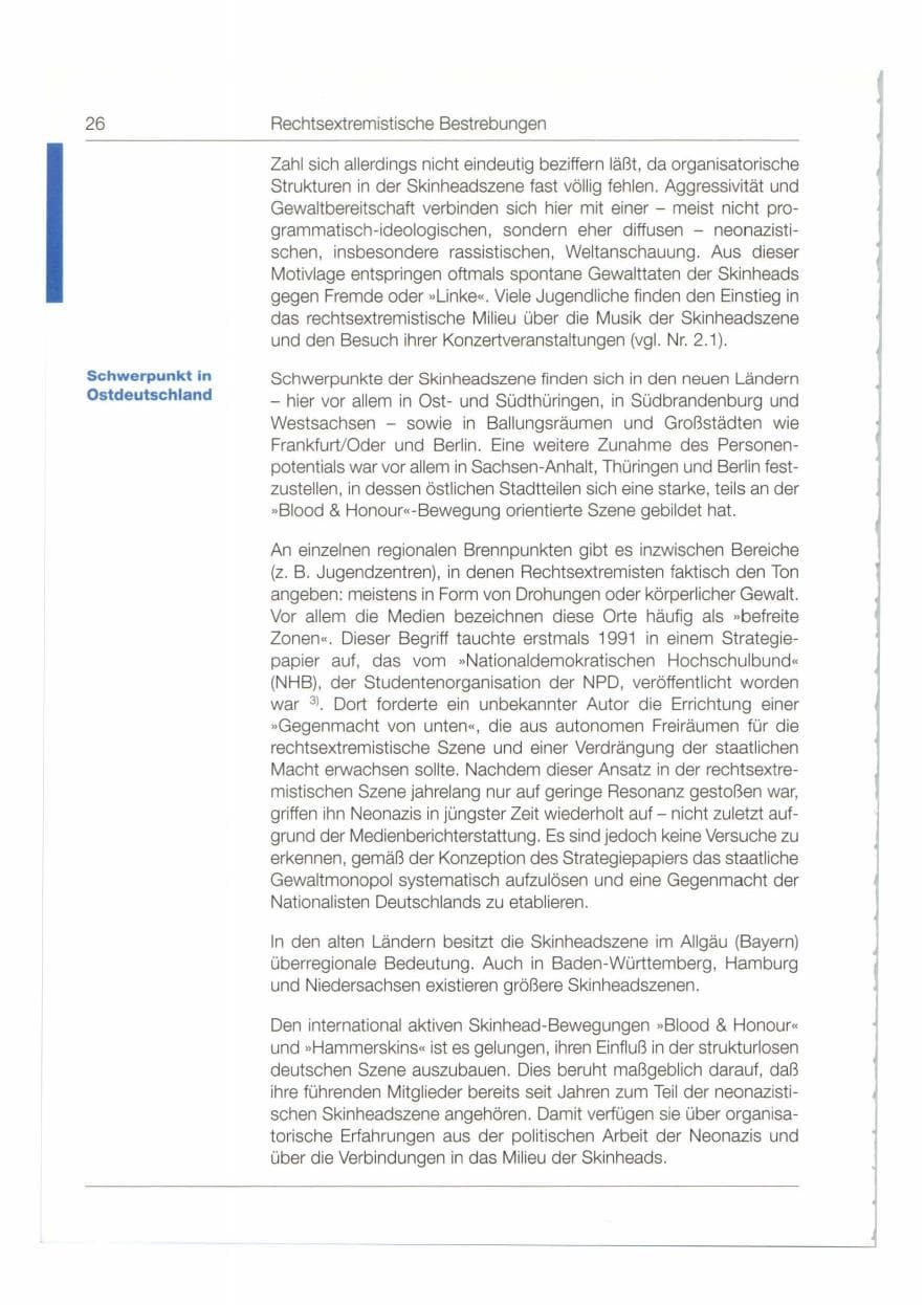 Seite 27 des Verfassungsschutzbericht 1998 Bund