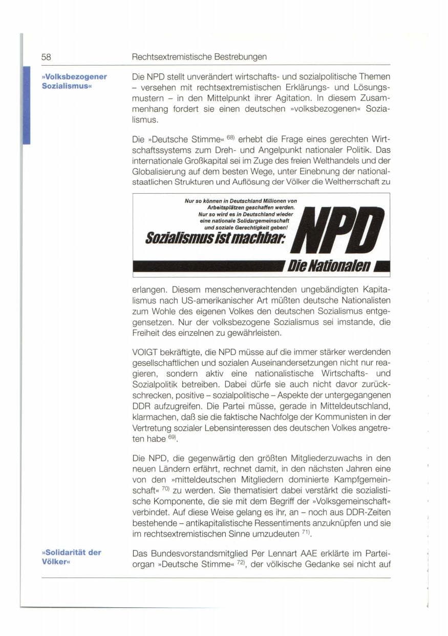 Seite 59 des Verfassungsschutzbericht 1998 Bund