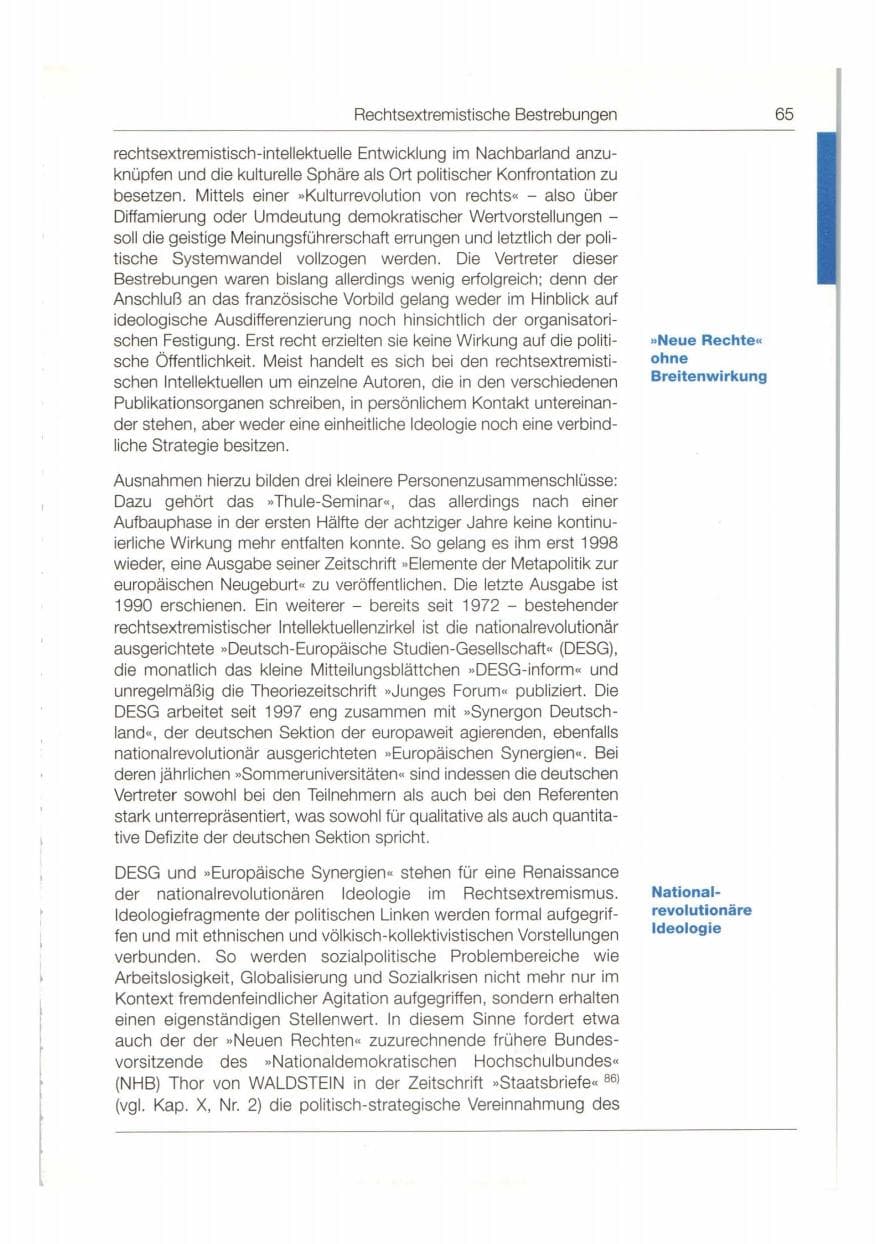 Seite 66 des Verfassungsschutzbericht 1998 Bund