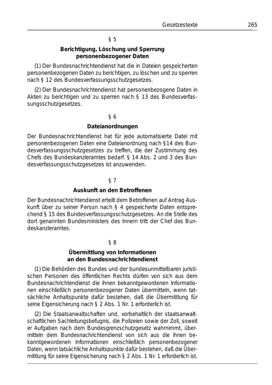 Seite 267 des Verfassungsschutzbericht 1999 Bund