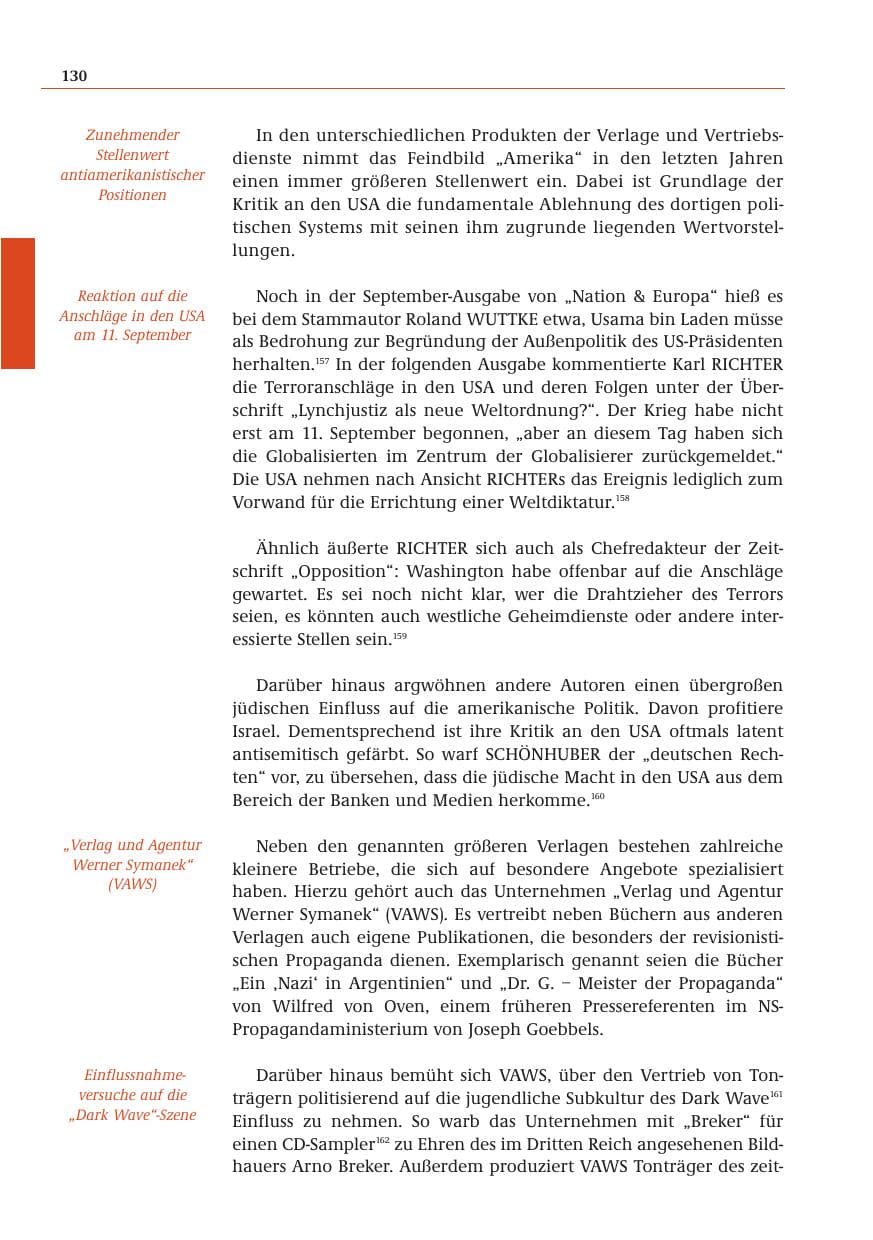 Seite 131 des Verfassungsschutzbericht 2001 Bund