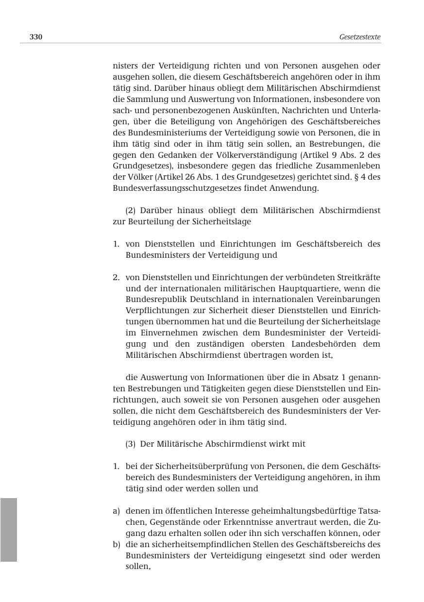 Seite 331 des Verfassungsschutzbericht 2001 Bund