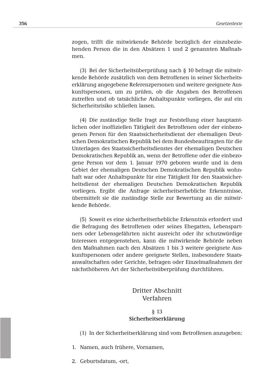 Seite 357 des Verfassungsschutzbericht 2001 Bund