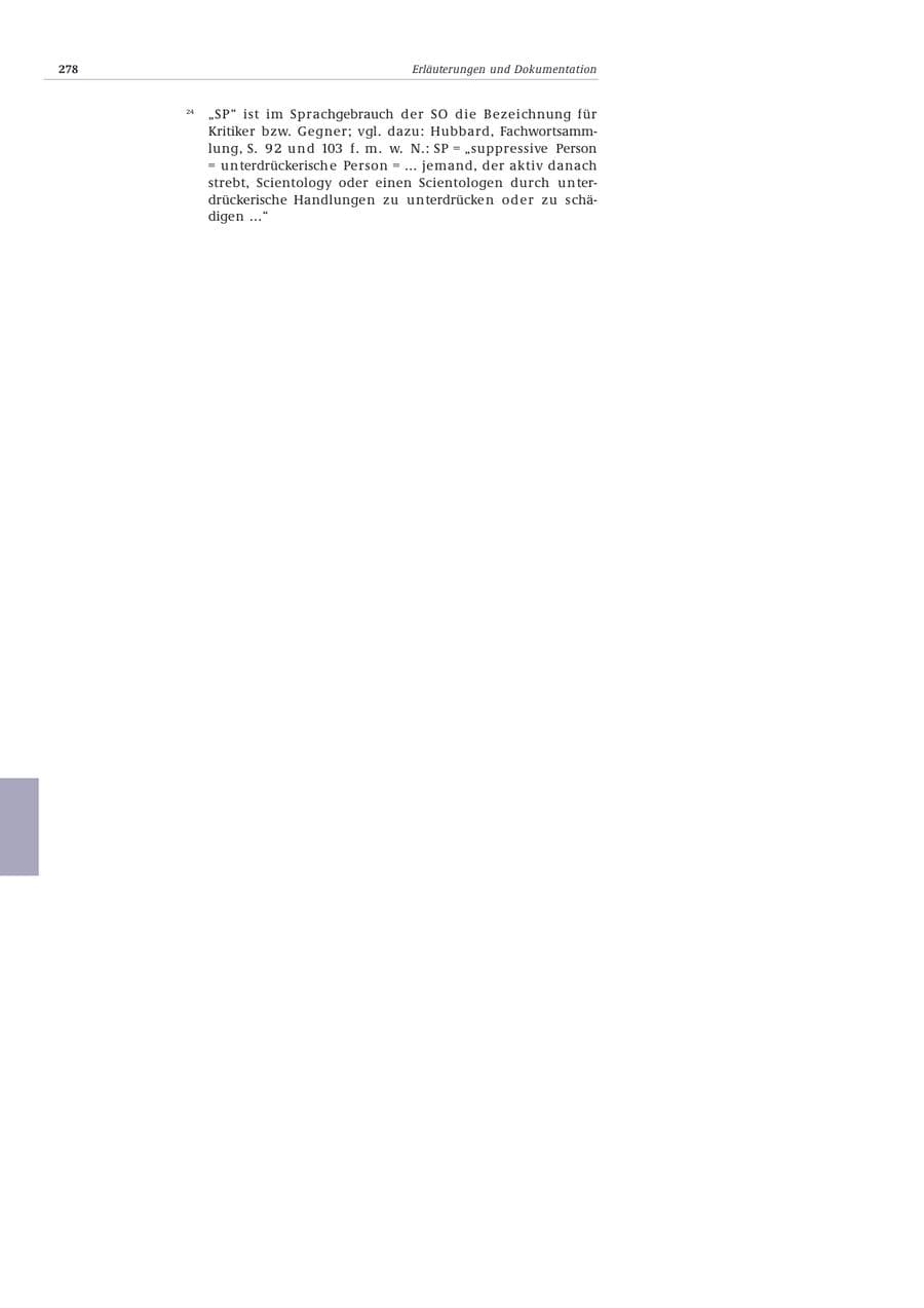 Seite 279 des Verfassungsschutzbericht 2002 Bund