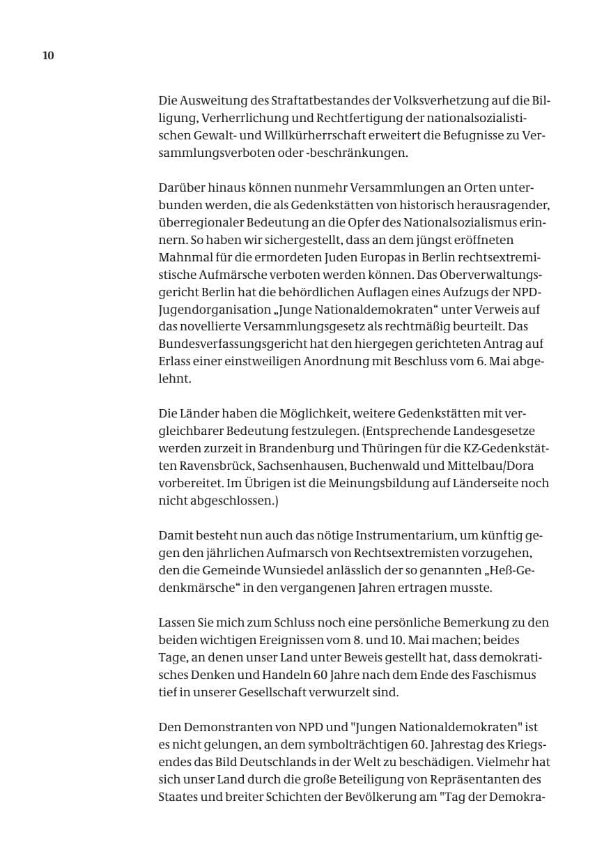 Seite 12 des Verfassungsschutzbericht 2004 Bund
