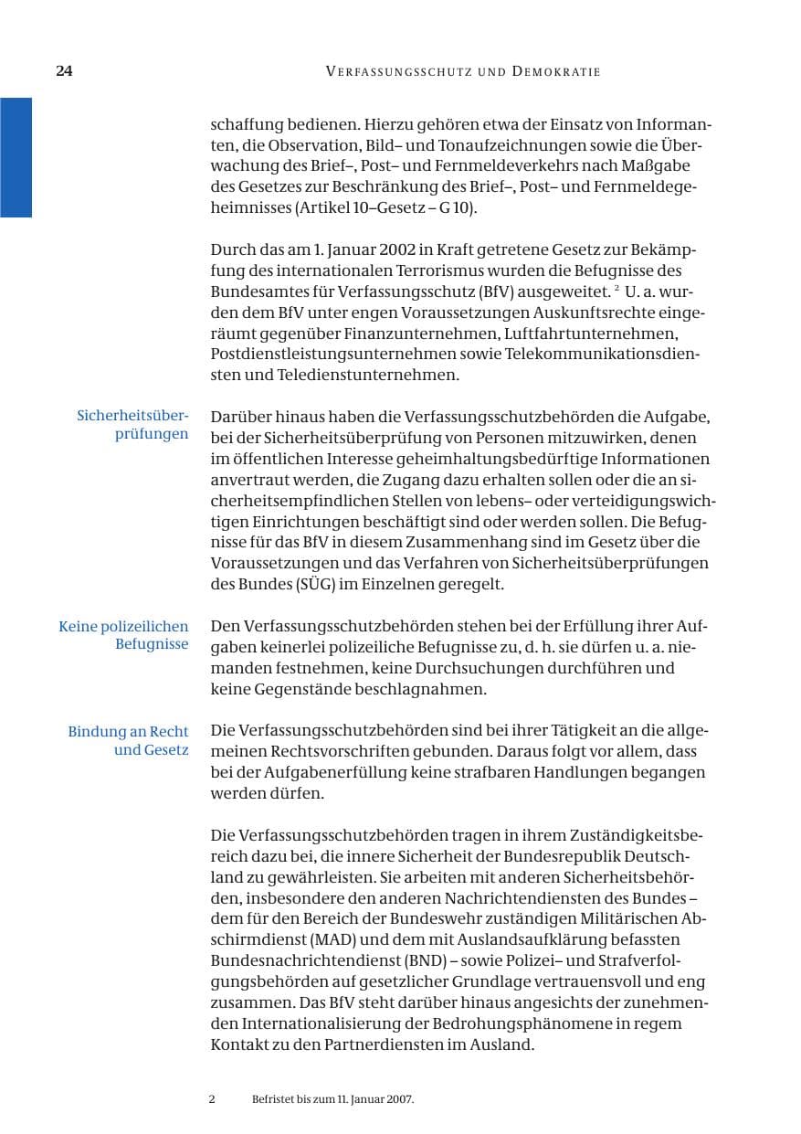 Seite 26 des Verfassungsschutzbericht 2004 Bund