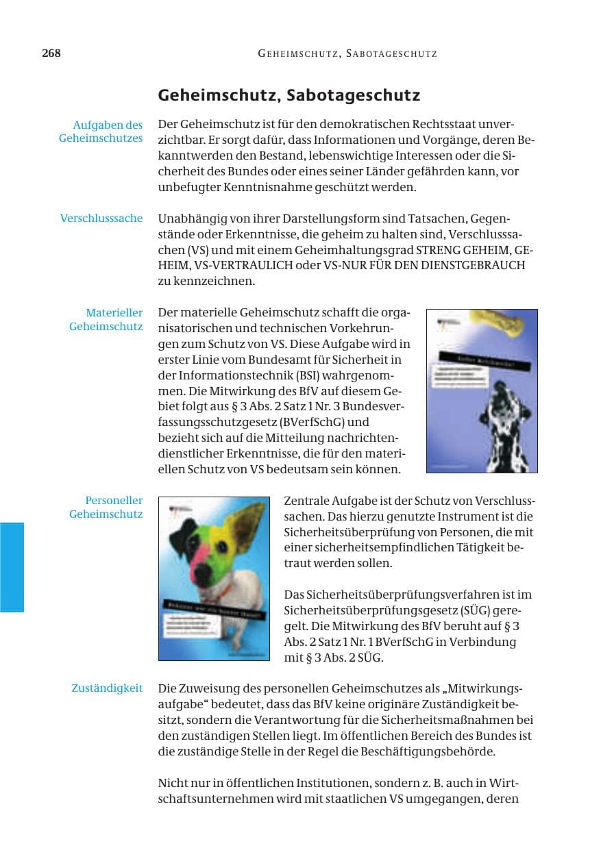 Seite 270 des Verfassungsschutzbericht 2004 Bund