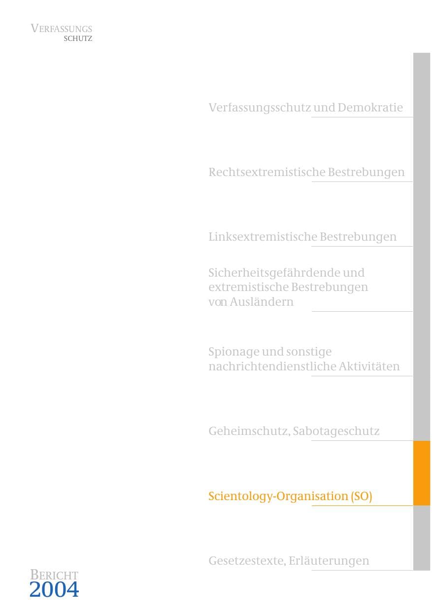 Seite 273 des Verfassungsschutzbericht 2004 Bund