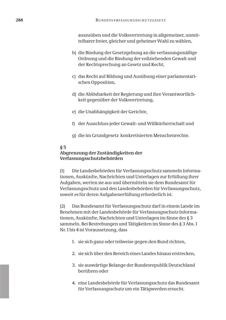 Seite 290 des Verfassungsschutzbericht 2004 Bund