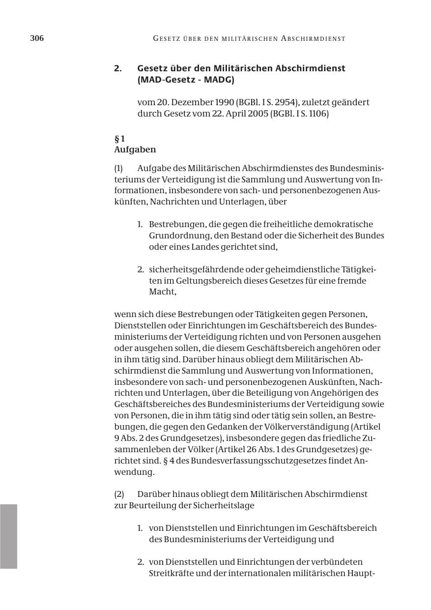 Seite 308 des Verfassungsschutzbericht 2004 Bund