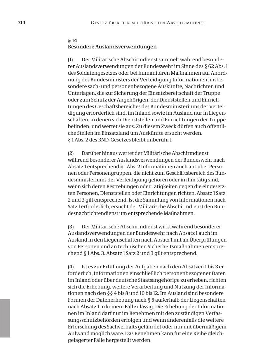 Seite 316 des Verfassungsschutzbericht 2004 Bund