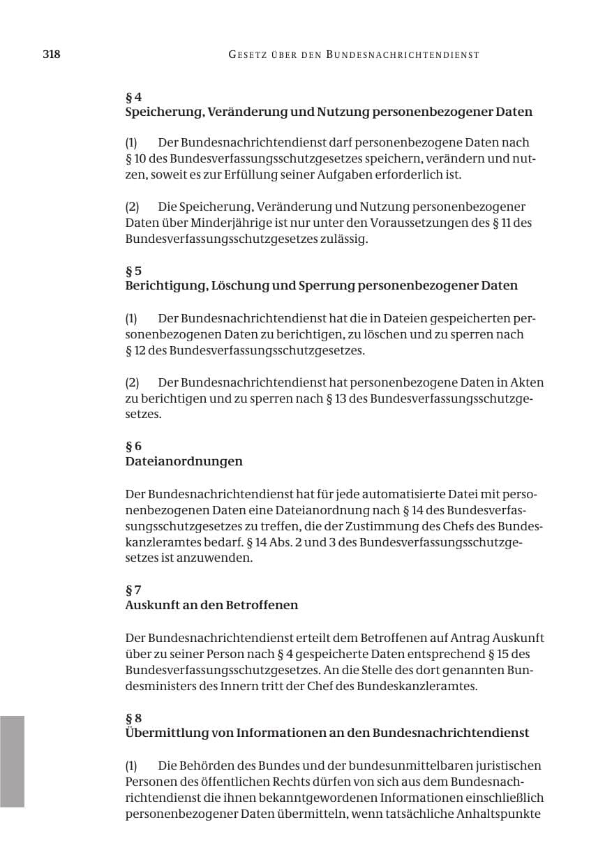 Seite 320 des Verfassungsschutzbericht 2004 Bund