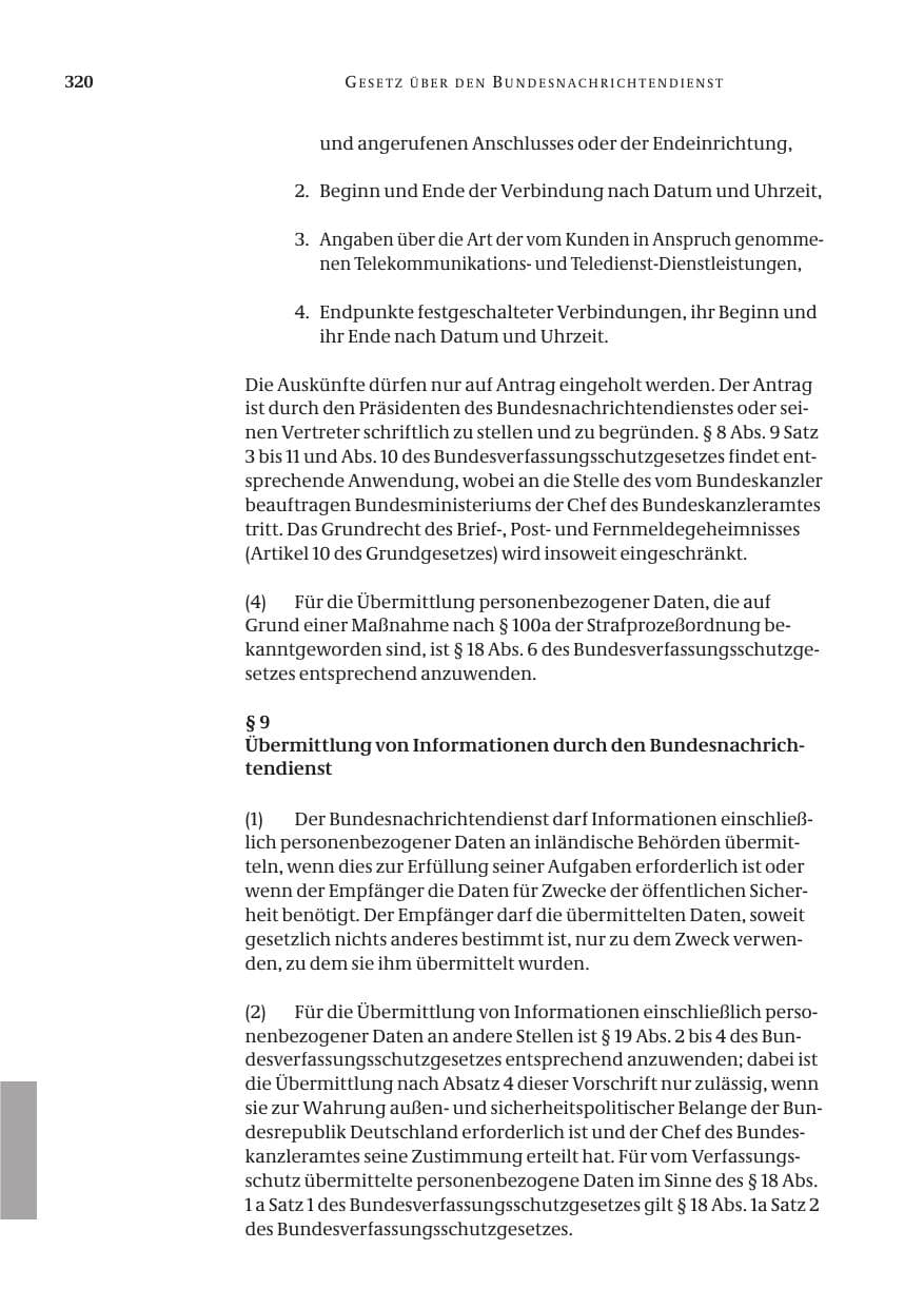 Seite 322 des Verfassungsschutzbericht 2004 Bund