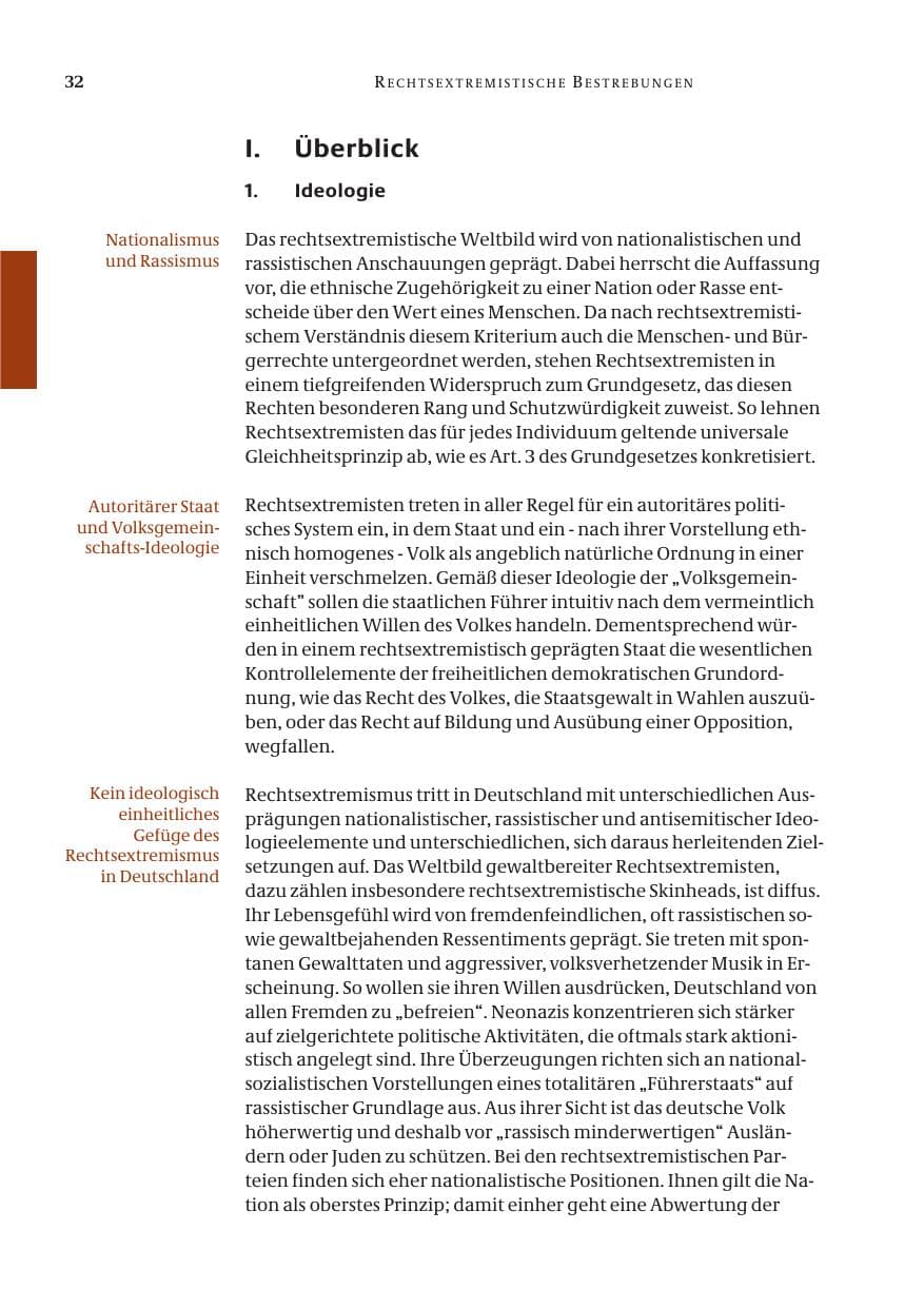 Seite 34 des Verfassungsschutzbericht 2004 Bund