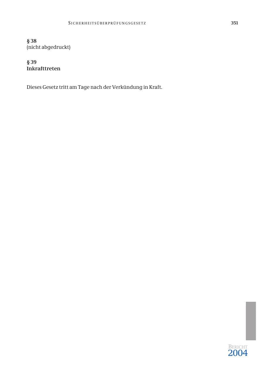 Seite 353 des Verfassungsschutzbericht 2004 Bund