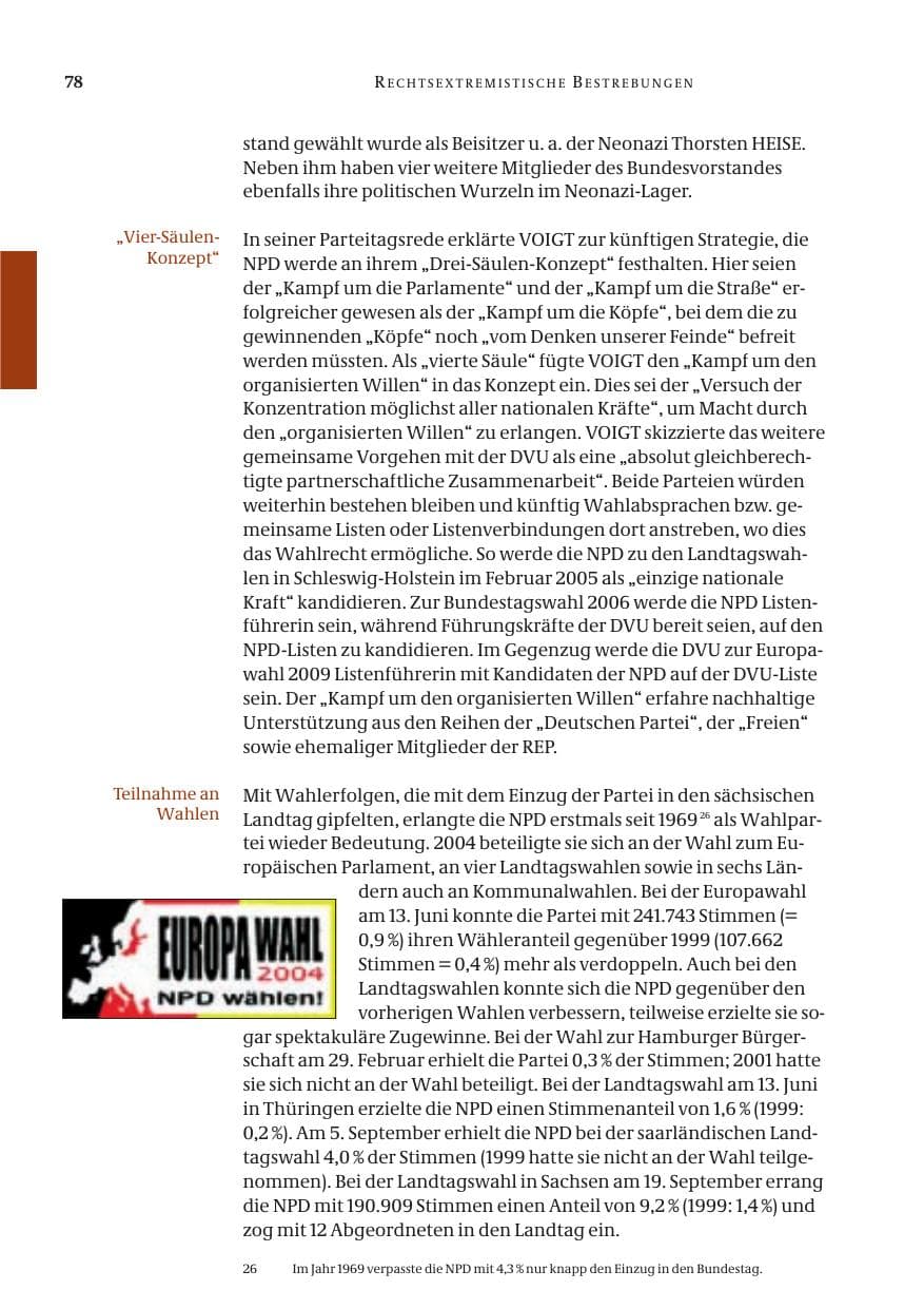 Seite 80 des Verfassungsschutzbericht 2004 Bund