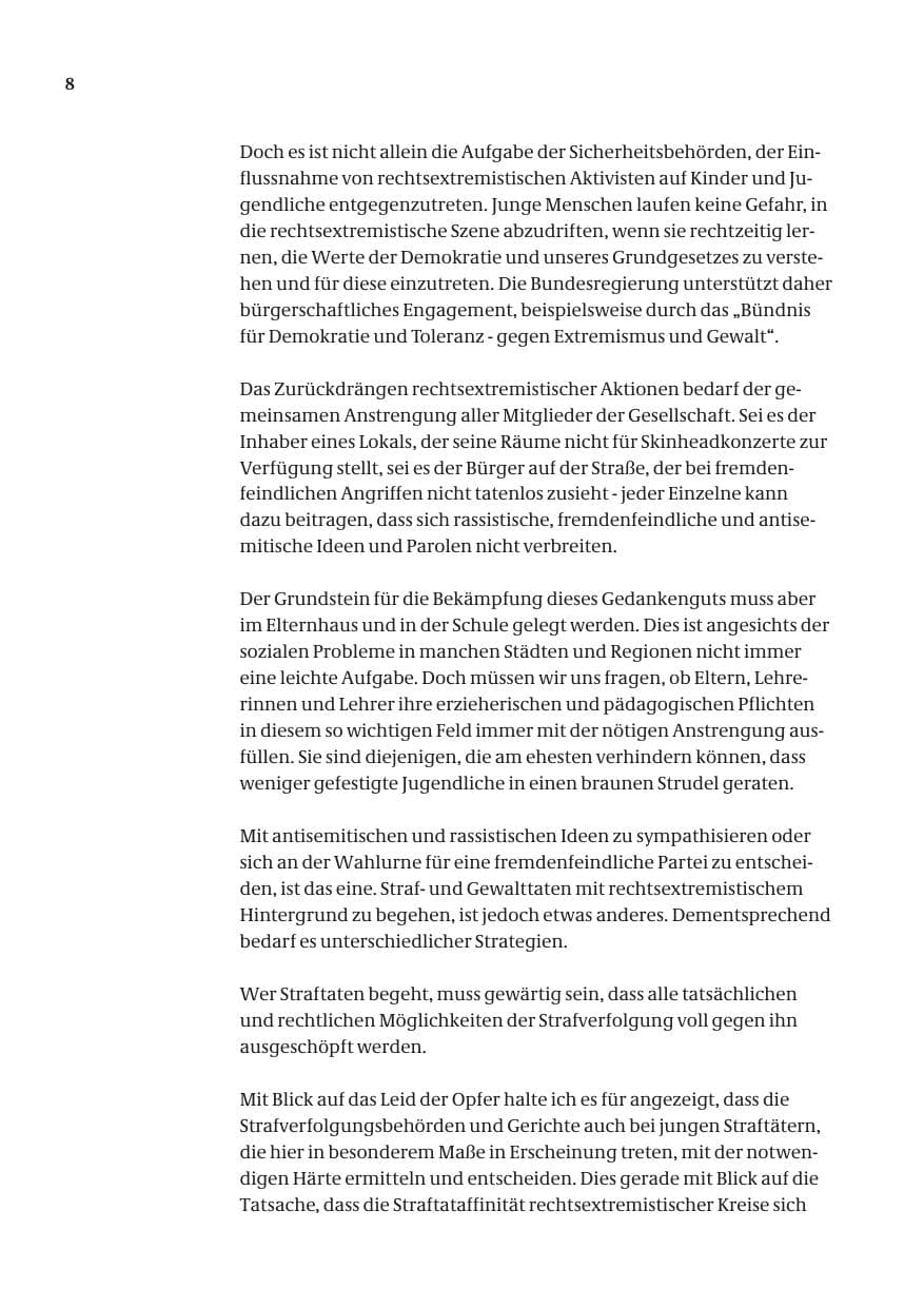Seite 10 des Verfassungsschutzbericht 2004 Bund