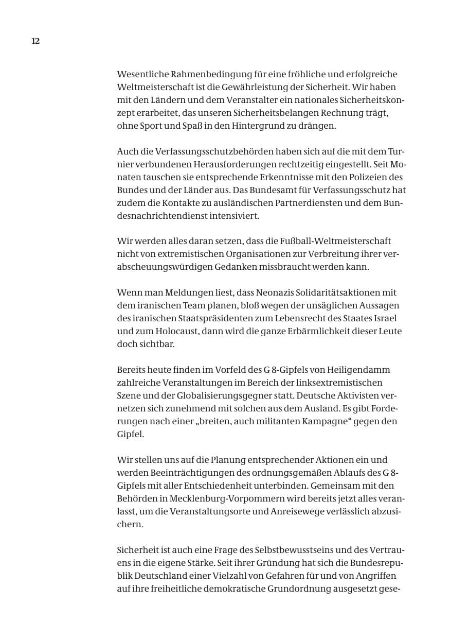 Seite 13 des Verfassungsschutzbericht 2005 Bund