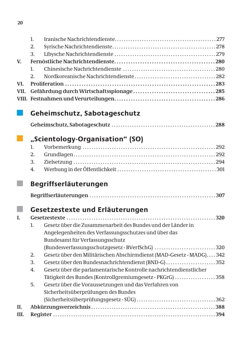 Seite 21 des Verfassungsschutzbericht 2005 Bund