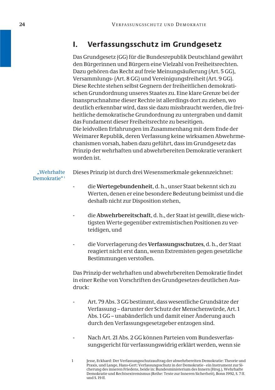 Seite 25 des Verfassungsschutzbericht 2005 Bund