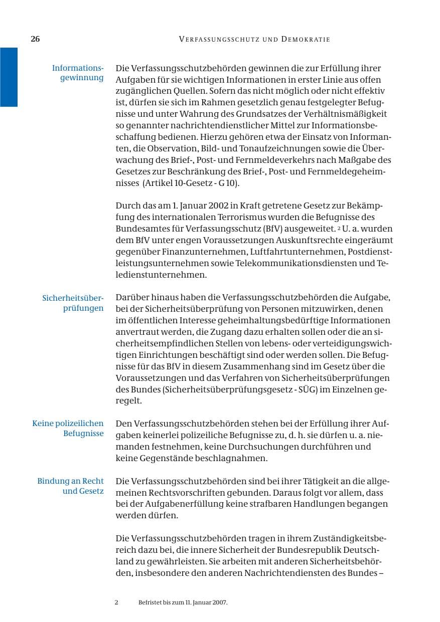 Seite 27 des Verfassungsschutzbericht 2005 Bund