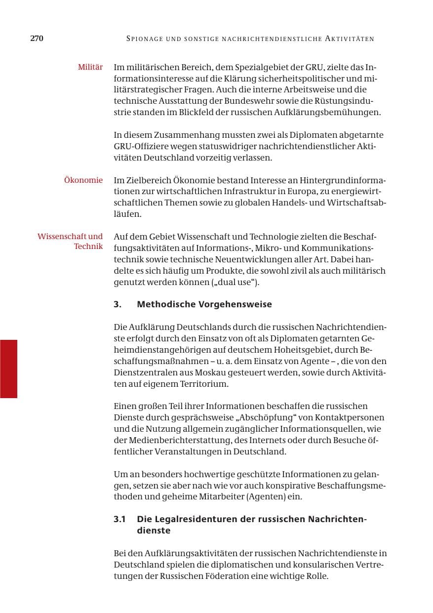 Seite 271 des Verfassungsschutzbericht 2005 Bund
