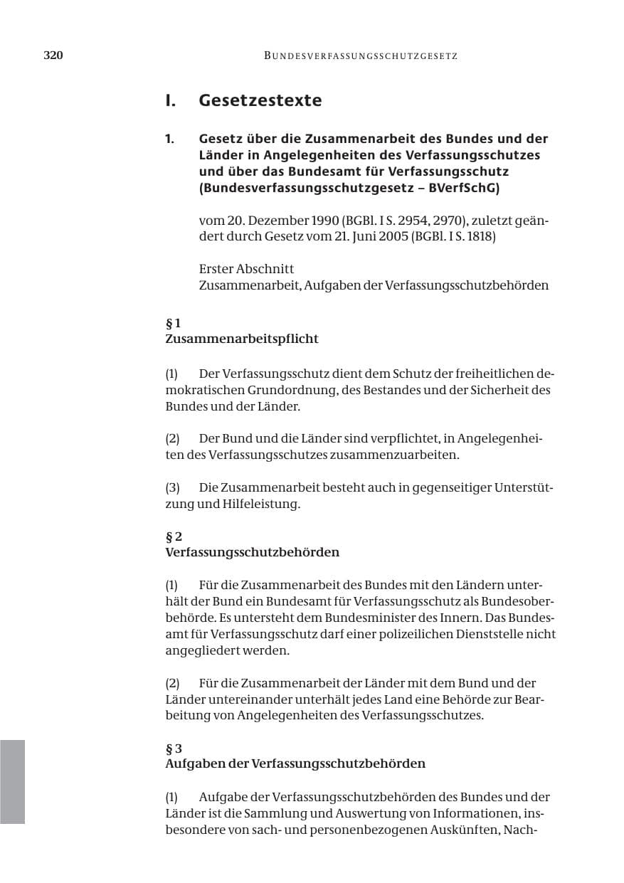 Seite 321 des Verfassungsschutzbericht 2005 Bund