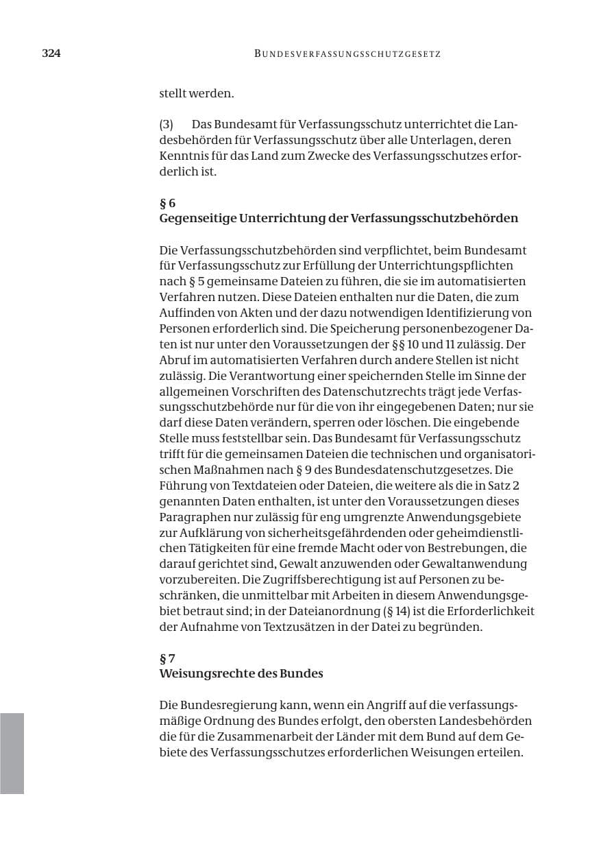 Seite 325 des Verfassungsschutzbericht 2005 Bund