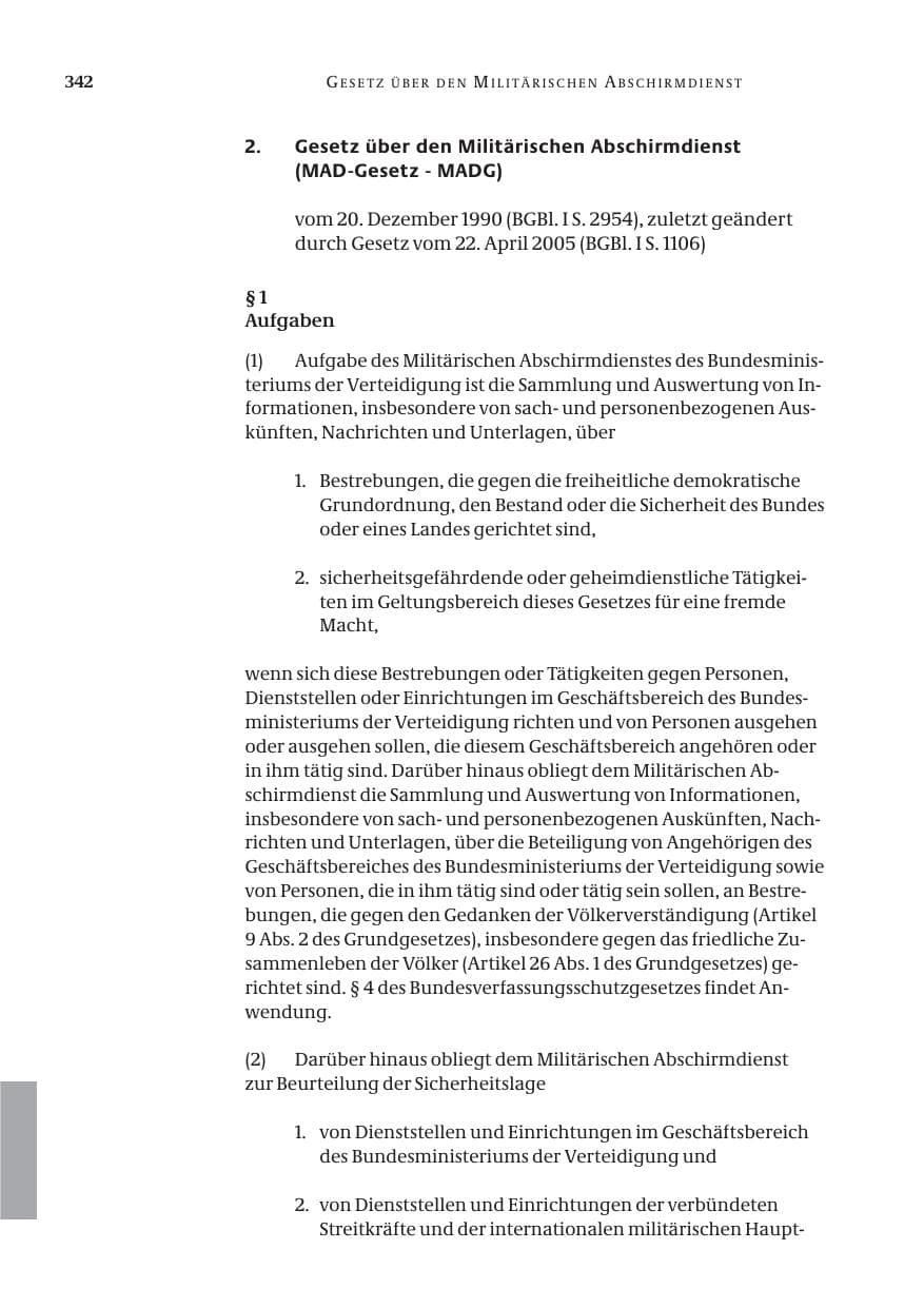 Seite 343 des Verfassungsschutzbericht 2005 Bund