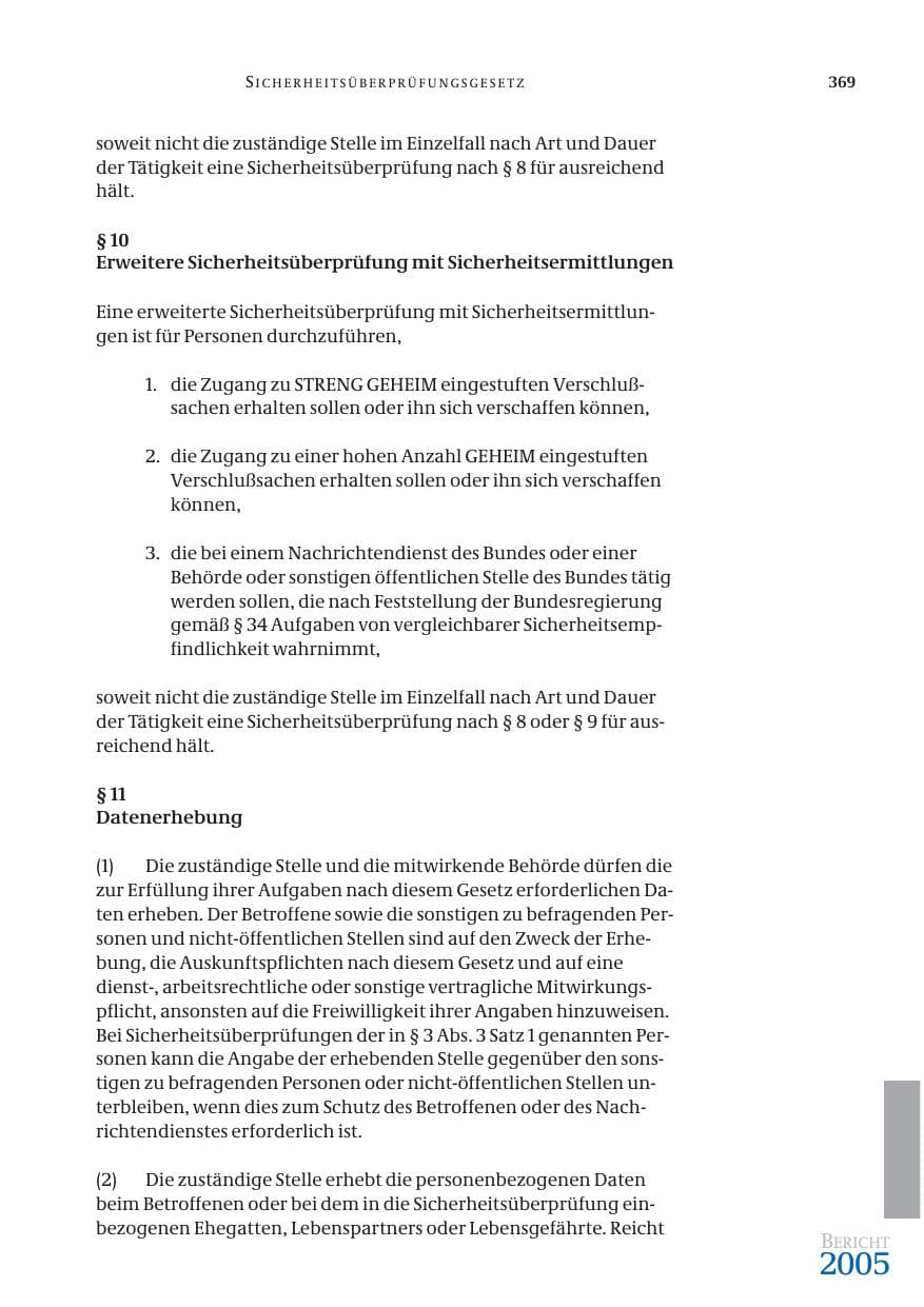 Seite 370 des Verfassungsschutzbericht 2005 Bund