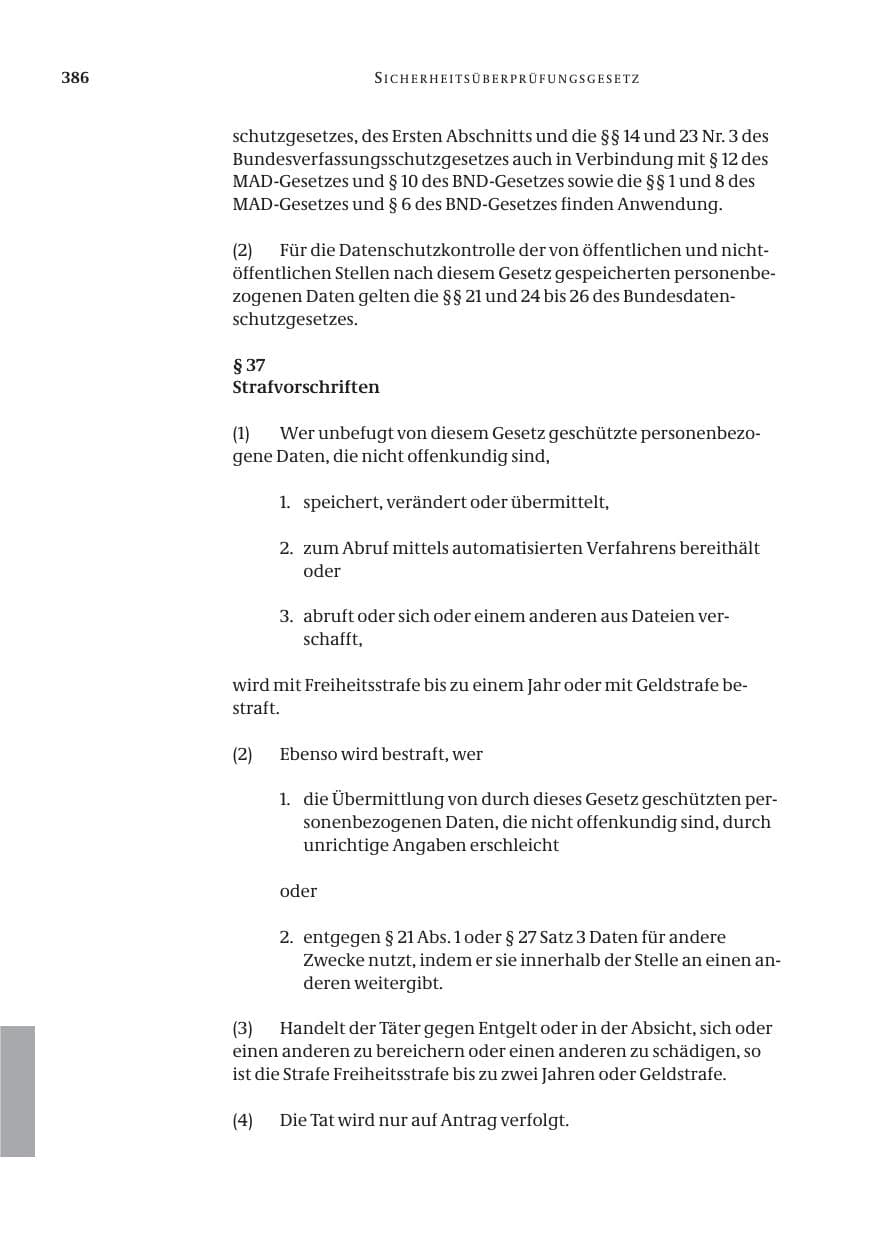 Seite 387 des Verfassungsschutzbericht 2005 Bund