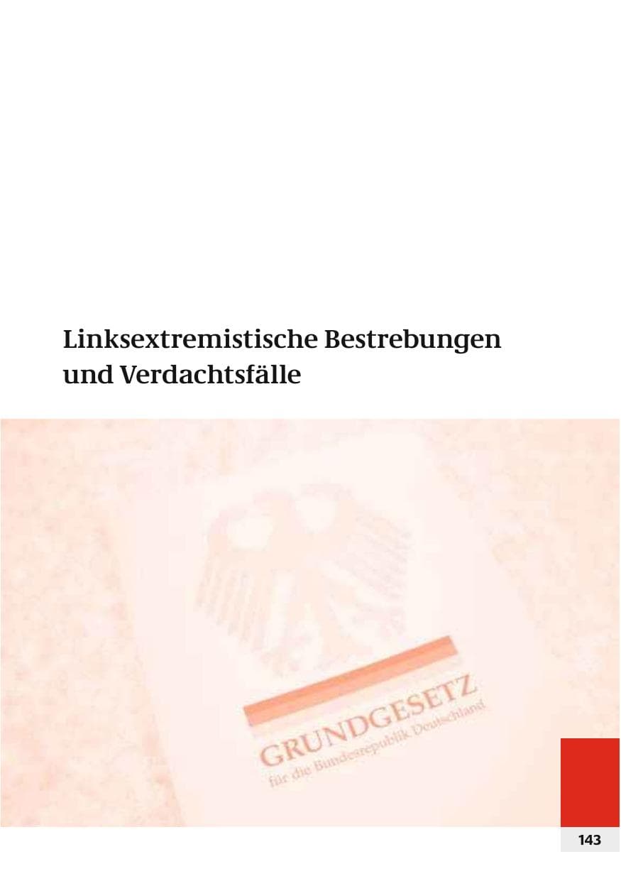 Seite 146 des Verfassungsschutzbericht 2006 Bund