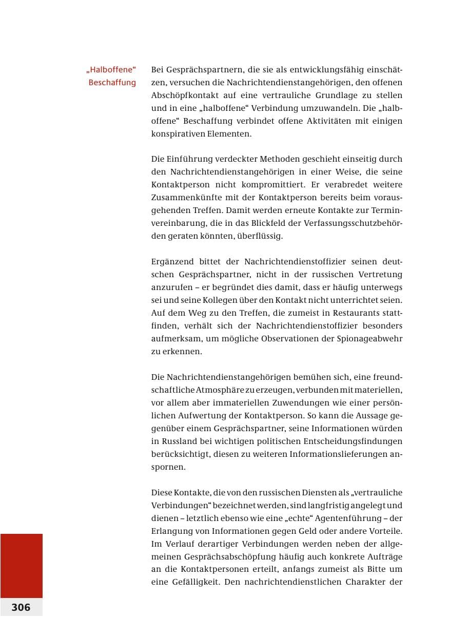 Seite 309 des Verfassungsschutzbericht 2006 Bund