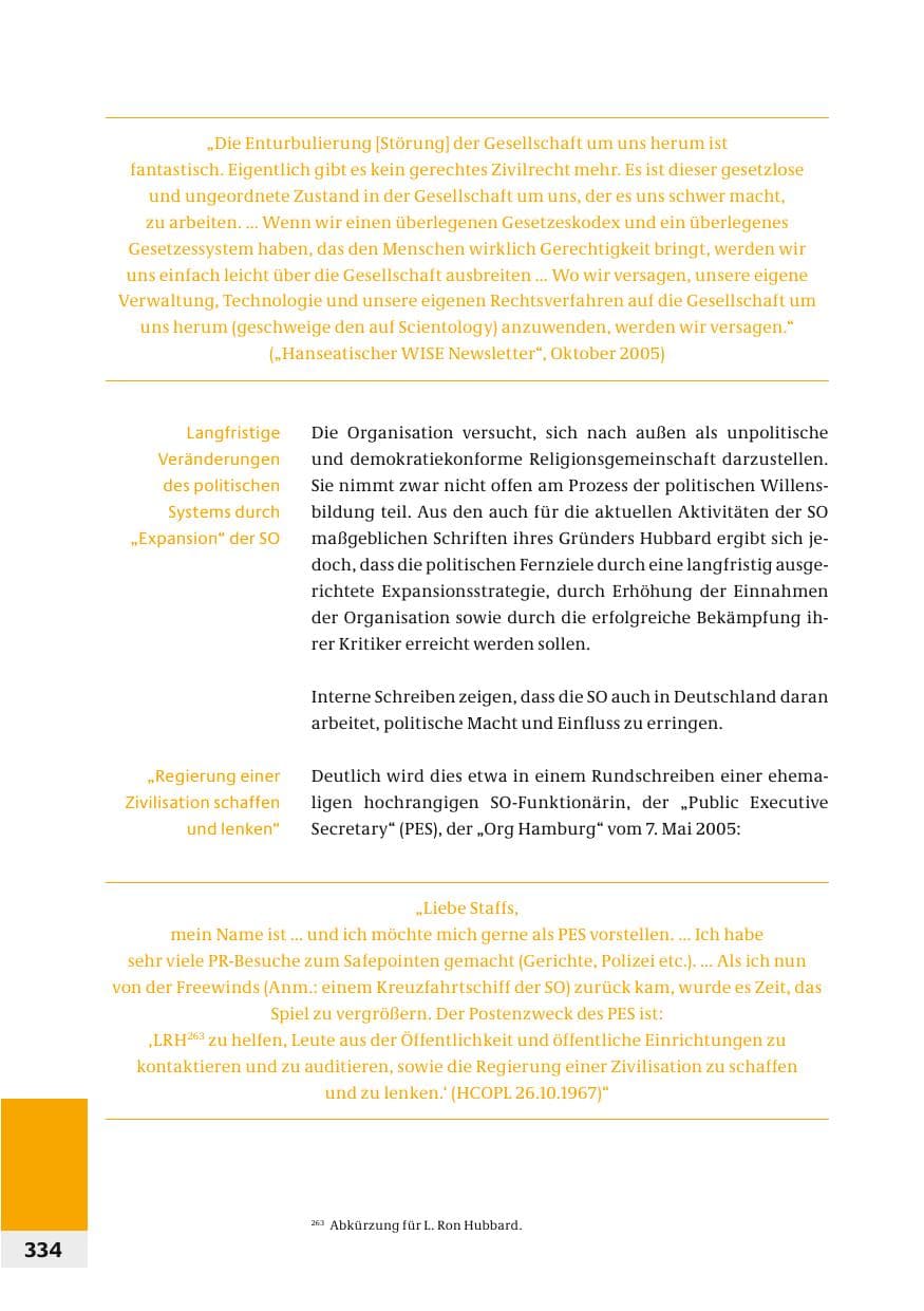 Seite 337 des Verfassungsschutzbericht 2006 Bund