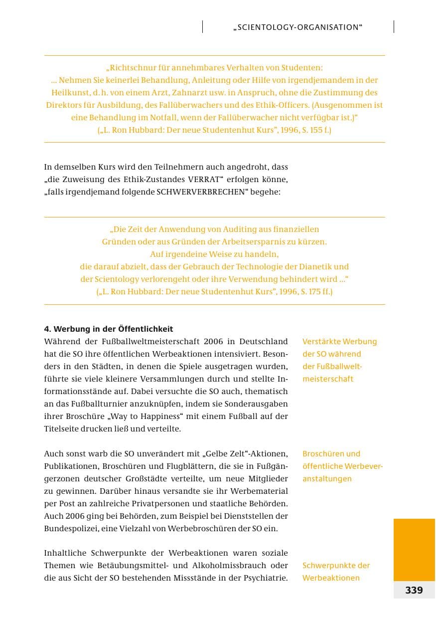 Seite 342 des Verfassungsschutzbericht 2006 Bund