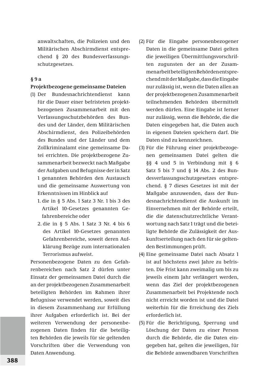 Seite 391 des Verfassungsschutzbericht 2006 Bund