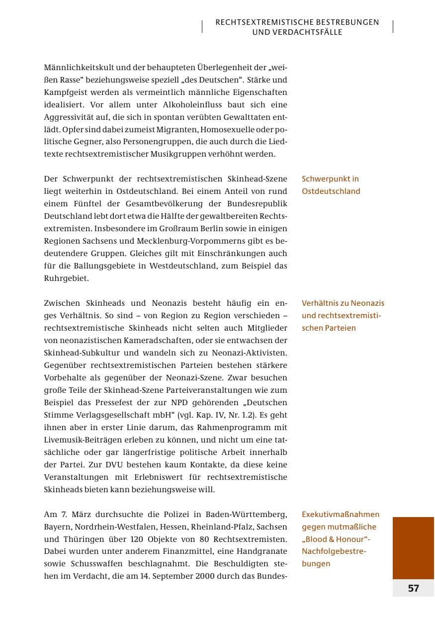 Seite 60 des Verfassungsschutzbericht 2006 Bund
