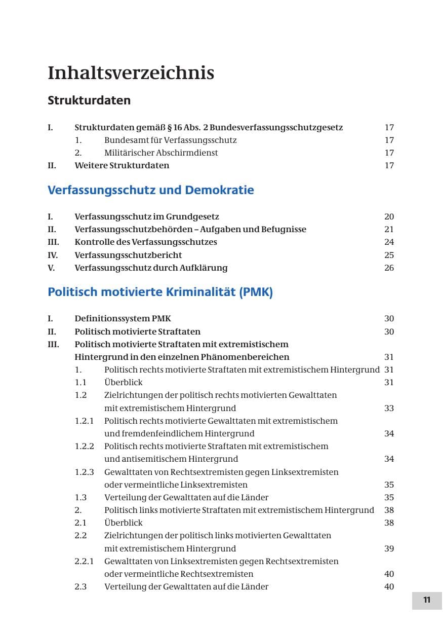 Seite 11 des Verfassungsschutzbericht 2007 Bund