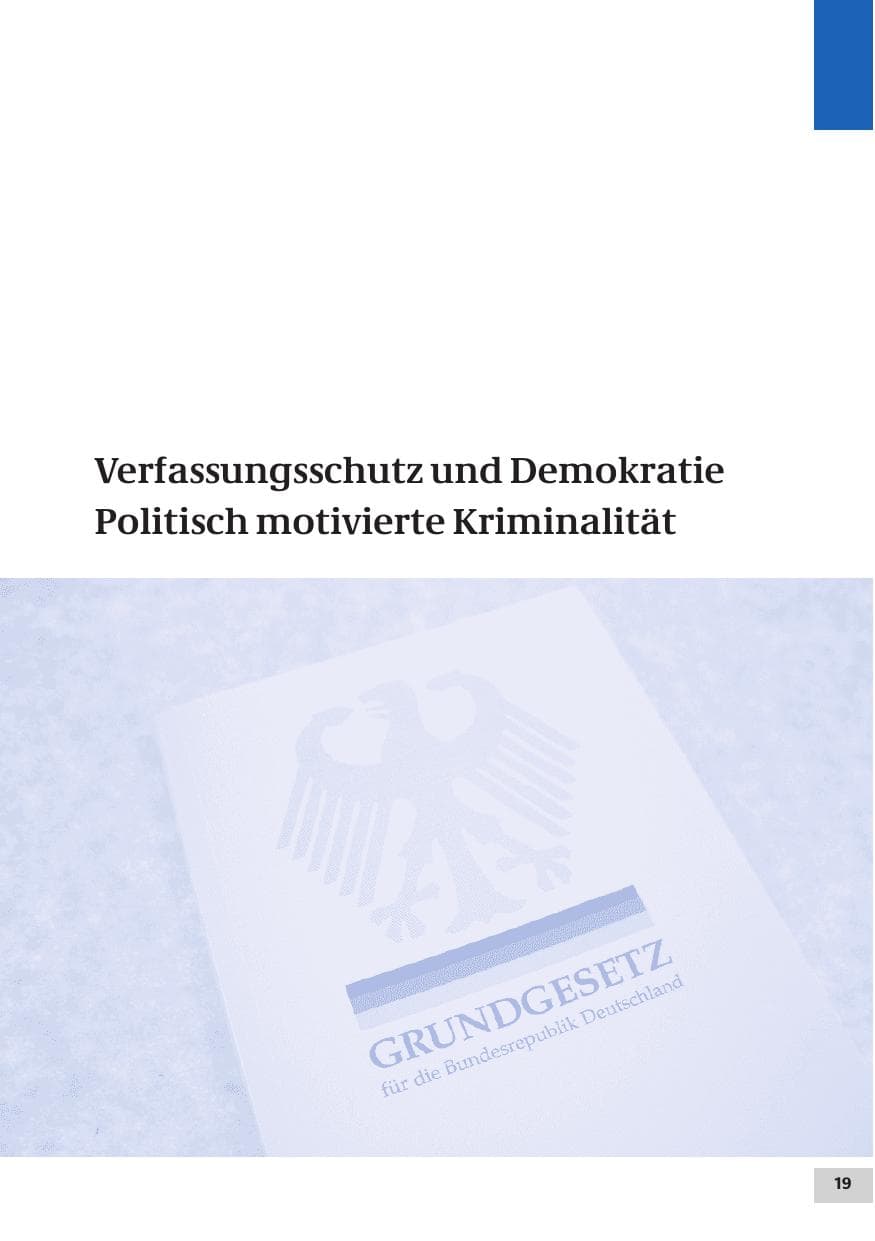 Seite 19 des Verfassungsschutzbericht 2007 Bund