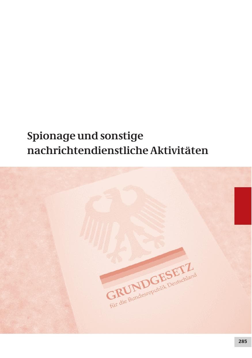 Seite 285 des Verfassungsschutzbericht 2007 Bund