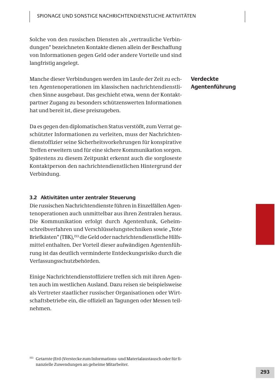 Seite 293 des Verfassungsschutzbericht 2007 Bund