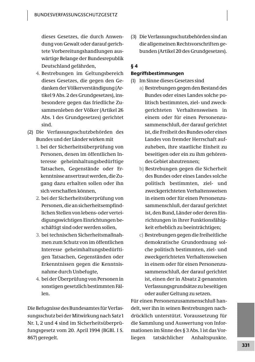 Seite 331 des Verfassungsschutzbericht 2007 Bund