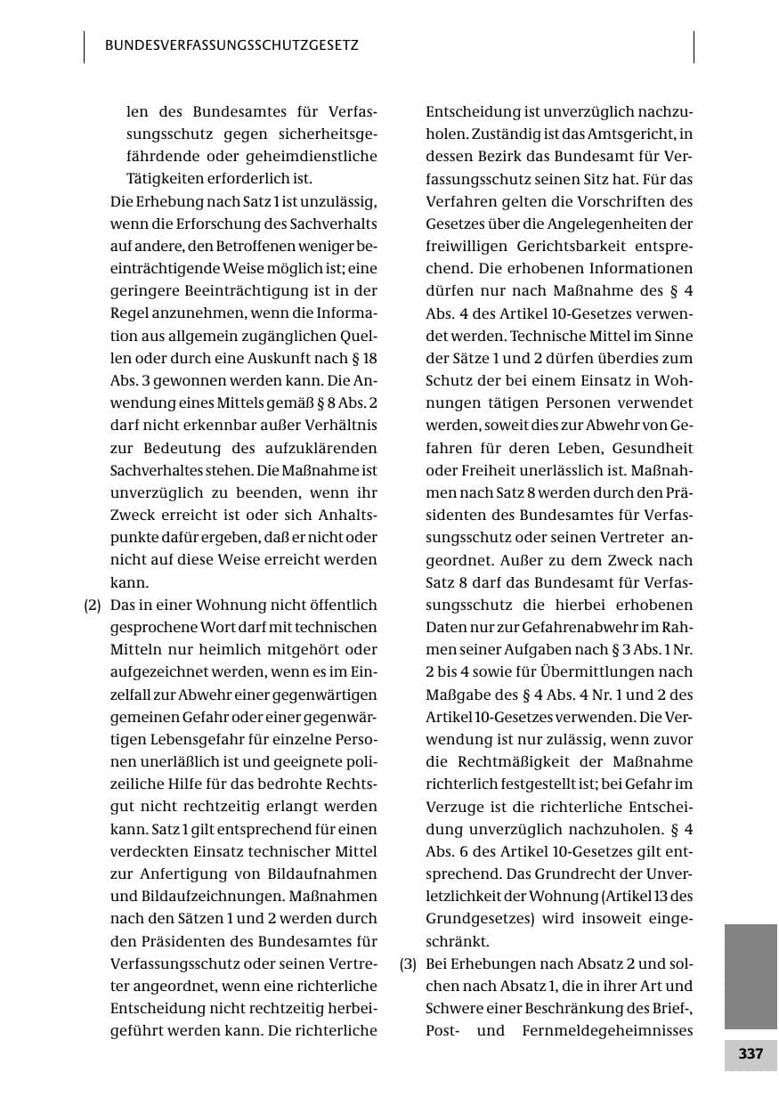 Seite 337 des Verfassungsschutzbericht 2007 Bund