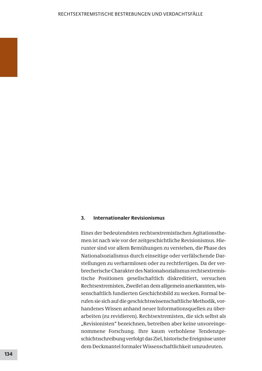 Seite 134 des Verfassungsschutzbericht 2008 Bund