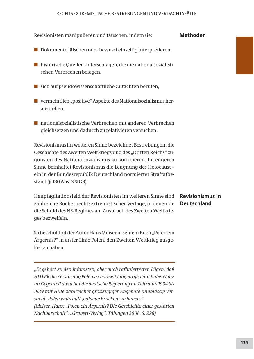 Seite 135 des Verfassungsschutzbericht 2008 Bund