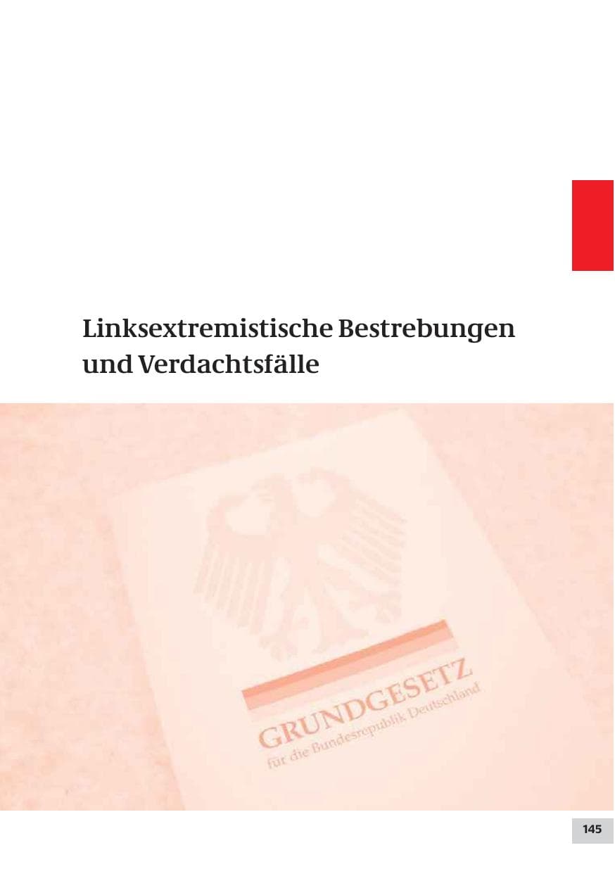 Seite 145 des Verfassungsschutzbericht 2008 Bund