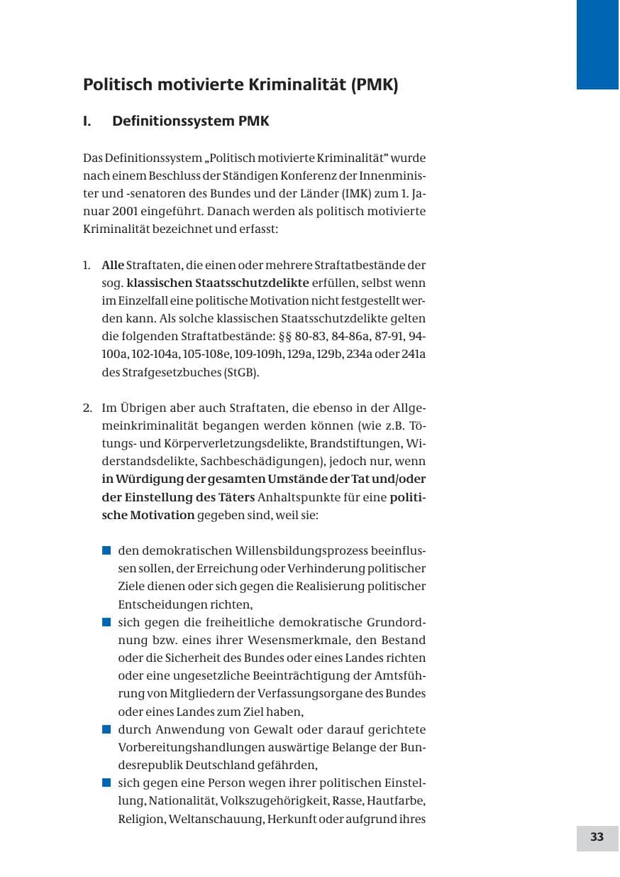Seite 33 des Verfassungsschutzbericht 2008 Bund