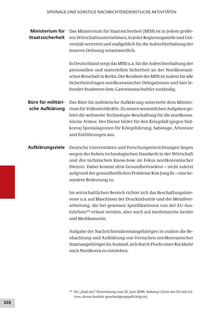 Seite 328 des Verfassungsschutzbericht 2008 Bund